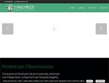 Tablet Screenshot of carlobezzi.com